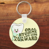 Funny Dental Hygienist Sleutelhanger (Voorkant)