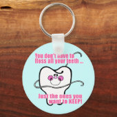Funny Dental Hygienist Sleutelhanger (Voorkant)