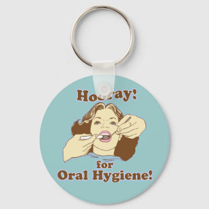 Funny Dental Hygienist Sleutelhanger