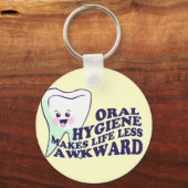 Funny Dental Hygienist Sleutelhanger (Voorkant)