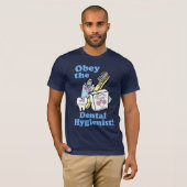 Funny Dental Hygienist T-shirt (Voorkant volledig)