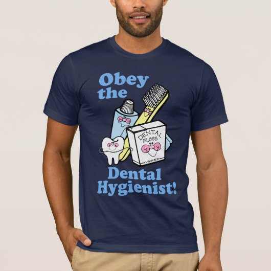 Funny Dental Hygienist T-shirt (Voorkant)
