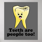 Funny Dental Office Artwork Poster (Voorkant)