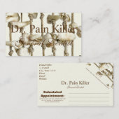 Funny Dental Office Dentist Appointinder Afsprakenkaartje (Voorkant / Achterkant)