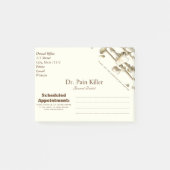 Funny Dental Office Dentist Appointinder Post-it® Notes (Voorkant)