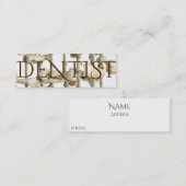 Funny Dental Photography Extracted Teeth Dentist Mini Visitekaartje (Voorkant / Achterkant)