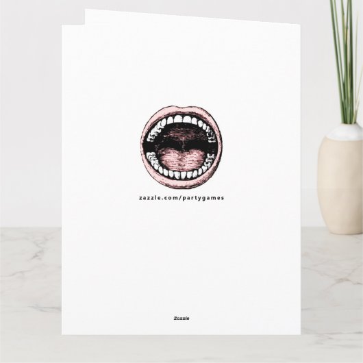 Funny Dental School Afstuderen Card Kaart (Achterkant)