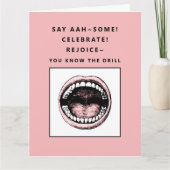Funny Dental School Afstuderen Card Kaart (Voorkant)