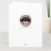 Funny Dental School Afstuderen Kaart (Achterkant)