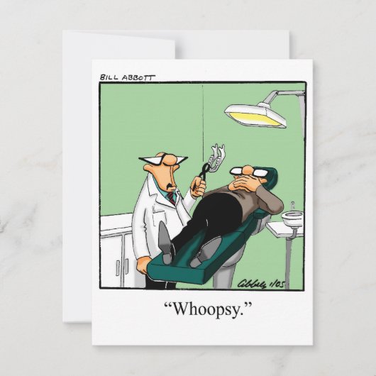 Funny Dental School Graduation Invitations Kaart (Voorkant)