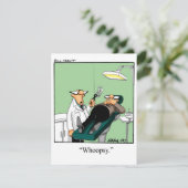 Funny Dental School Graduation Invitations Kaart (Staand voorkant)