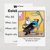 Funny Dental School Graduation Party Kaart (Voorkant / Achterkant)