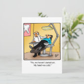 Funny Dental School Graduation Party Kaart (Staand voorkant)