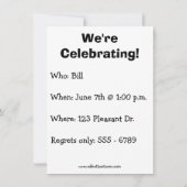 Funny Dental School Graduation Party Kaart (Achterkant)