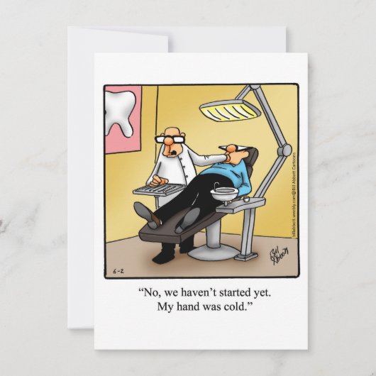 Funny Dental School Graduation Party Kaart (Voorkant)