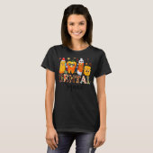 Funny Dental Squad Dental Assistant Herfst Thanksg T-shirt (Voorkant volledig)