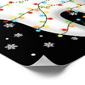 Funny Dental Tooth Pjs Pajamas Christmas Xmas Men  Poster (Hoek)