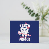 Funny Dentist - als Teeth Beter dan mensen Briefkaart (Staand voorkant)