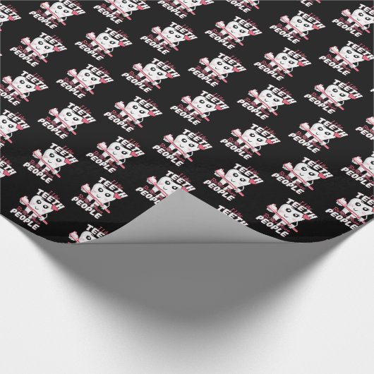 Funny Dentist - als Teeth Beter dan mensen Cadeaupapier (Hoek)