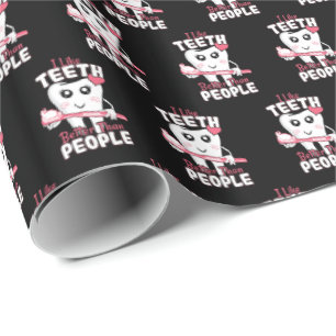 Funny Dentist - als Teeth Beter dan mensen Cadeaupapier