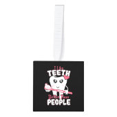 Funny Dentist - als Teeth Beter dan mensen Decoratie (Voorkant)
