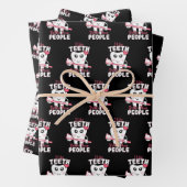 Funny Dentist - als Teeth Beter dan mensen Inpakpapier Vel (In situ)