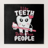 Funny Dentist - als Teeth Beter dan mensen Legpuzzel (Verticaal)