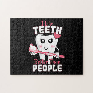 Funny Dentist - als Teeth Beter dan mensen Legpuzzel