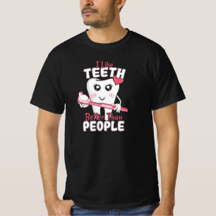 Funny Dentist - als Teeth Beter dan mensen T-shirt