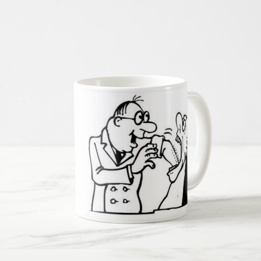 Funny Dentist Cartoon Mok (Voorkant rechts)