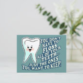 Funny Dentist Dental Hygienist Briefkaart (Staand voorkant)