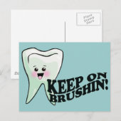 Funny Dentist Dental Hygienist Briefkaart (Voorkant / Achterkant)