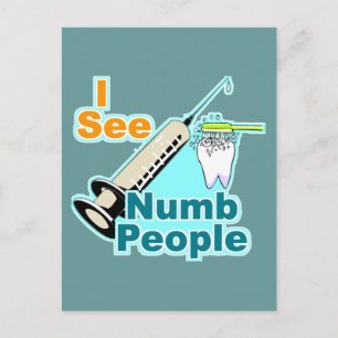 Funny Dentist Dental Hygienist Briefkaart