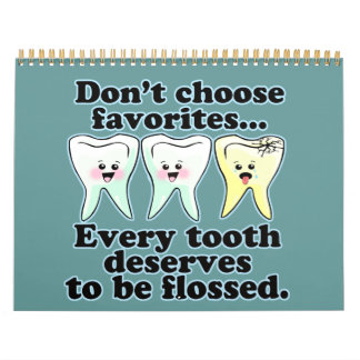 Funny Dentist Dental Hygienist Kalender