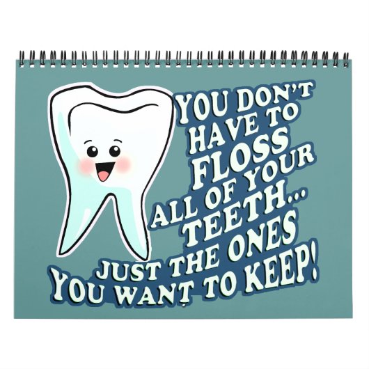 Funny Dentist Dental Hygienist Kalender (Hoes)