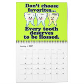 Funny Dentist Dental Hygienist Kalender (Jan 2027)
