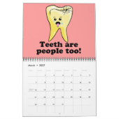 Funny Dentist Dental Hygienist Kalender (Mar 2027)