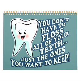 Funny Dentist Dental Hygienist Kalender