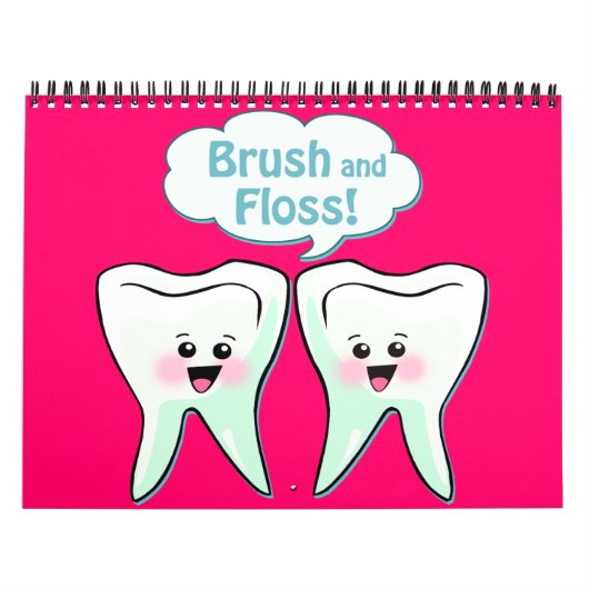 Funny Dentist Dental Hygienist Kalender (Hoes)