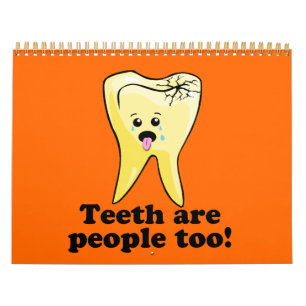 Funny Dentist Dental Hygienist Kalender