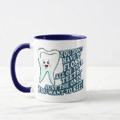 Funny Dentist Dental Hygienist Mok (Links)