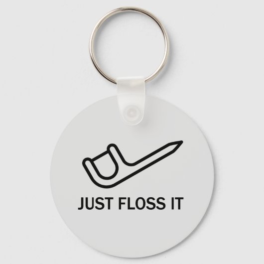 Funny Dentist Dental Hygienist Sleutelhanger (Voorkant)