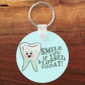 Funny Dentist Dental Hygienist Sleutelhanger (Voorkant)