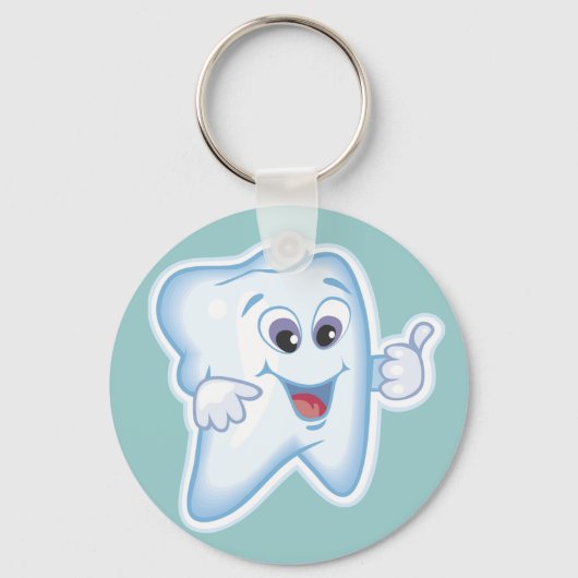 Funny Dentist Dental Hygienist Sleutelhanger (Voorkant)