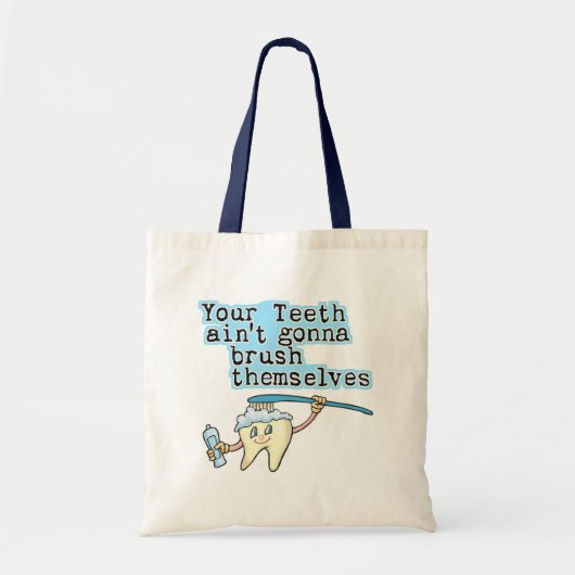 Funny Dentist Dental Hygienist Tote Bag (Voorkant)