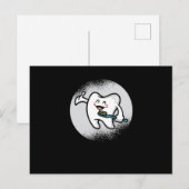 Funny Dentist Dental Student Humor Gifts Tooth Bru Briefkaart (Voorkant / Achterkant)