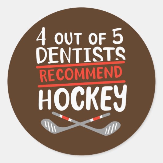 Funny Dentist Dentist Dental Hygiene Ronde Sticker (Voorkant)