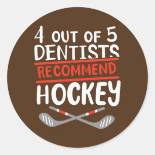Funny Dentist Dentist Dental Hygiene Ronde Sticker