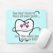 Funny Dentist en Dental Hygienist Muismat (Met muis)