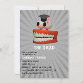 Funny Dentist Graduation Party Kaart (Voorkant)